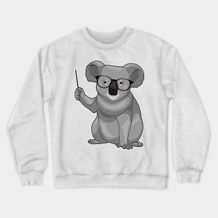 Koala Teacher Pointer Crewneck Sweatshirt